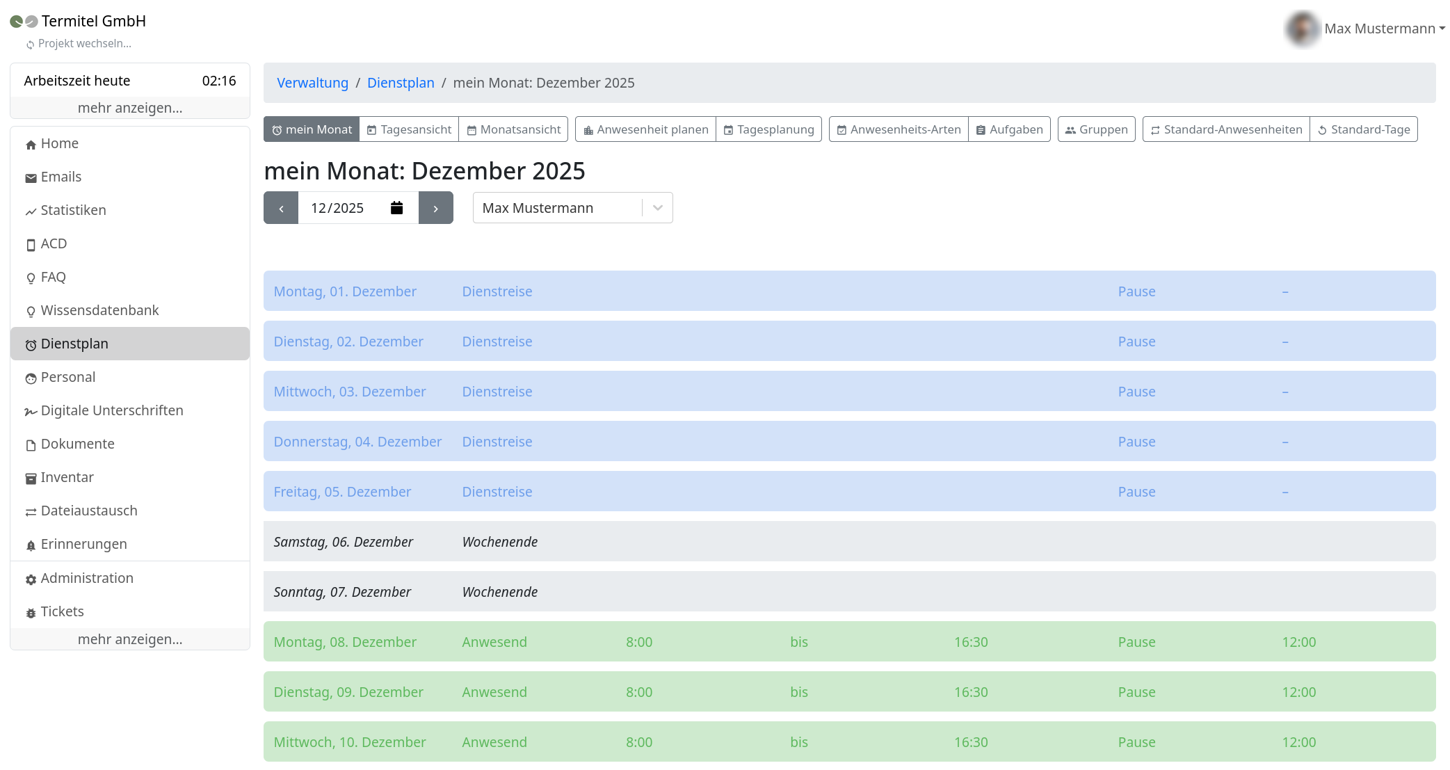 Planung, die Teams wirklich entlastet.